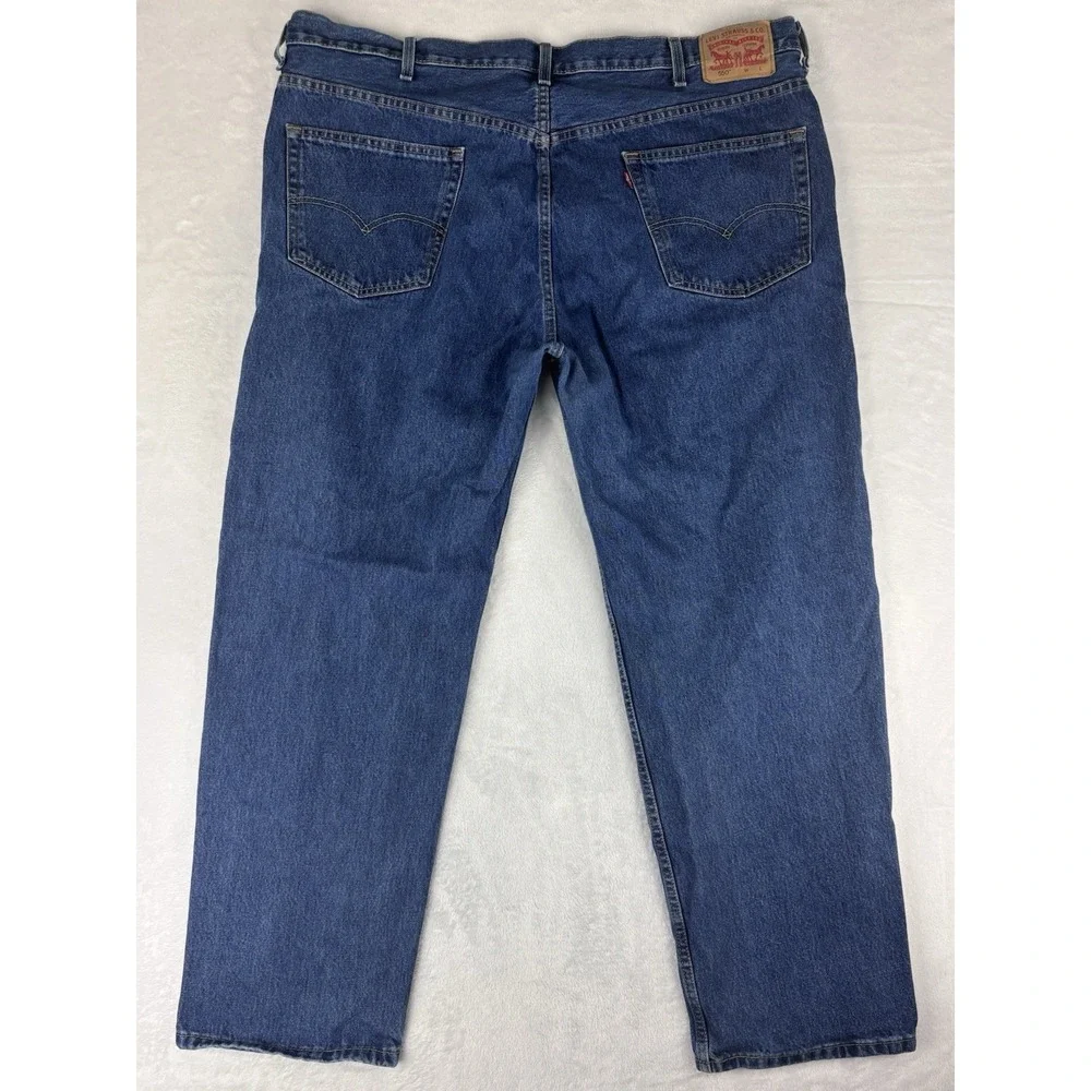 Levi's Jeans Men's 550 Blue Denim Straight Leg‎ Jeans Size 46x32